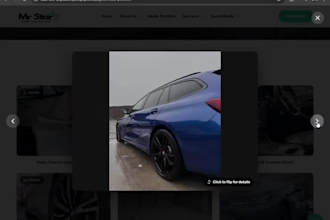 build car detailing website with ai booking chatbot