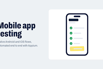 do e2e automation testing for web, mobile, and rest apis