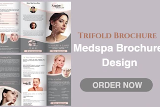 design product catalog, brochure, price list for promoting business market sales