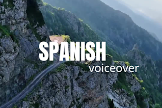 do a professional spanish ai voiceover for your video
