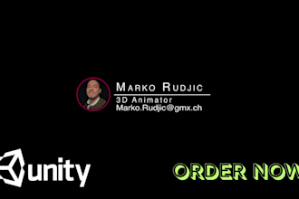 create realistic unity character locomotion, idle, combat and emote animations