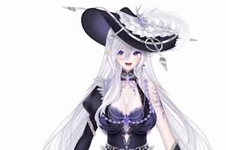 offer vtuber commission for quality vtuber model  with live2d