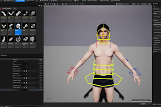 realtime3dhumaniod setup,body physics,morph retarget,rig3d for livestream,vrchat