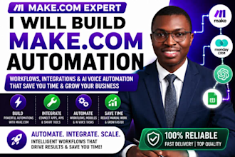 make com voice ai automation made com module as make com integration specialist