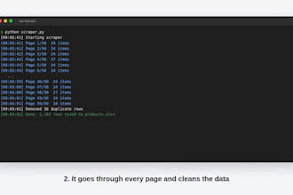 scrape website data to excel or csv with python