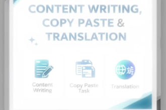 do typing work in english
