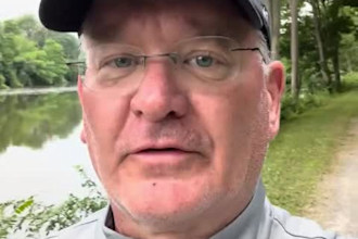 selfie senior man english male video spokesperson human ugc selfie video actor