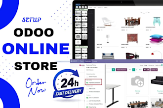 build odoo ecommerce website, odoo online store setup odoo  inventory management
