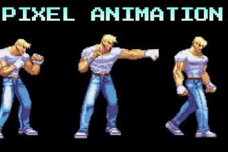 do pixel art animation pixel art sprite sheet game asset for game art pixel art