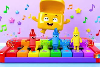 create ai 3d nursery rhymes and kid learning video