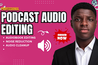 podcast audio editor podcast mixing and mastering noise reduction intro outro