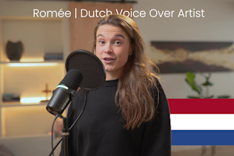 be your warm and friendly dutch female voice over