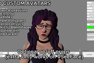 make a 3d custom vrm avatar