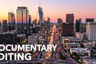 do documentary video editing for youtube and geography video editor