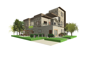 create modern house 3d interior design