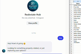 build lead capture chatbots for instagram, whatsapp and websites