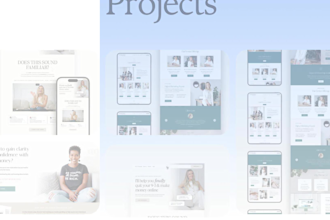 design showit website showit template and responsive website