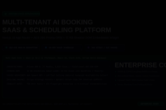 build a multi tenant ai booking saas with payments