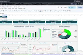 do professional google sheets dashboards, data cleaning, and automation