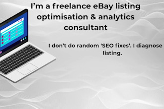 do an ebay listing audit and seo for second hand sellers