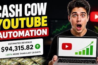 cash cow faceless videos and cash cow youtube automation channel