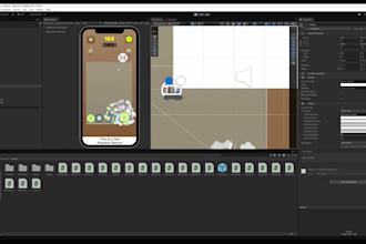 develop a custom 2d PC game using unity