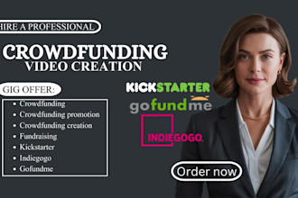 do your crowdfunding video campaign vldeo kickstarter vldeo fundraising gofundme