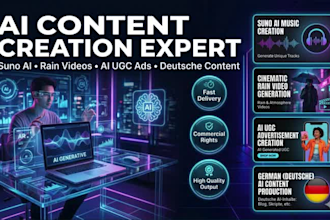 suno ai rain video keygen ai ugc ads ugc deutsche ai video