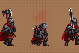 do pixel art animation pixel game art sprite sheet pixel 8 bit 16 bit animation
