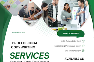 write professional and engaging copy for your business