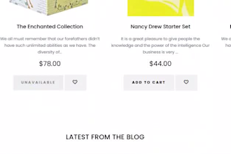 build book shopify store, e book shopify website, digital products store