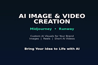 create ai generated images and videos with midjourney and runway
