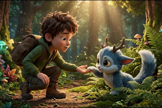 create 3d kids animation, 3d cartoon animation and 3d movie trailer