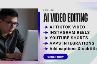 do tiktok ai editor, youtube shorts ai, instagram reels ai, ai tiktok video