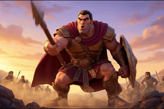 create ai bible animation, ai bible storytelling, christian bible story video