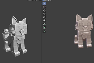 create a 3d stud model for roblox