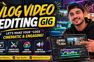 edit your vlog videos professionally