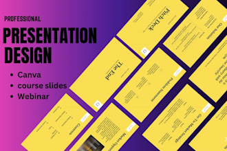 design course presentation webinar presentation canva course slides design