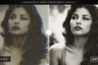 professional photo enhancement service