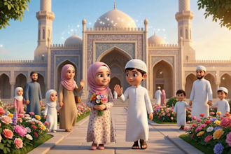 do ai quran stories, ai islamic animation video for educational youtube channel