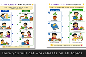 design dyslexia, adhd and autism worksheets, workbooks for kids