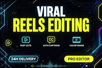 edit viral tiktok reels and shorts with animated captions