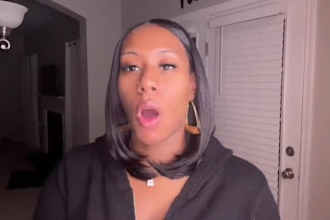 selfie style female spokeperson video female presenter english creator testimony