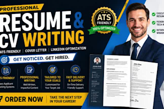write executive ats federal tech resumes for USA jobs
