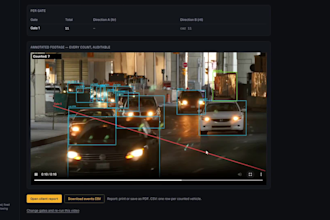 count vehicles in your traffic camera footage with ai analytics