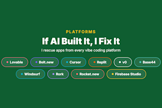 fix debug and cleanup your vibe coded lovable bolt replit cursor app