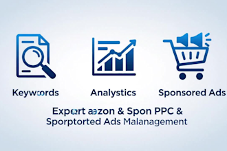 expertly manage amazon sponsored ads and amazon PPC campaigns to boost sale