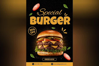 design creative and eye catching posters for your brand