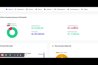 design modern saas erp CRM pos dashboard UI UX in figma