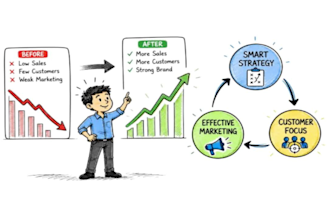 make short whiteboard animation for business explainer or quotes